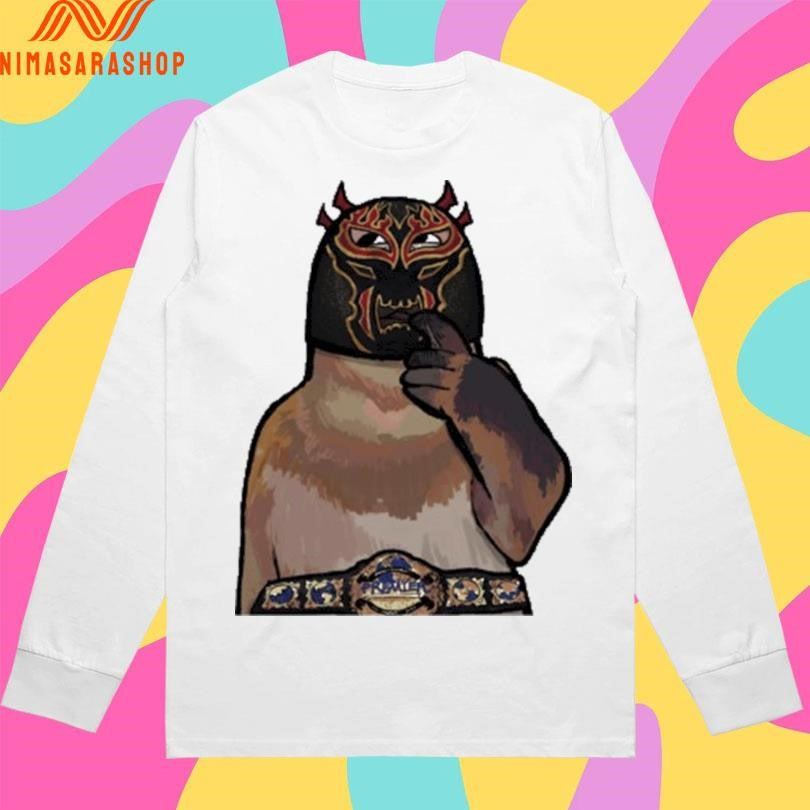 Thinking Monkey Red Mask Shirts
