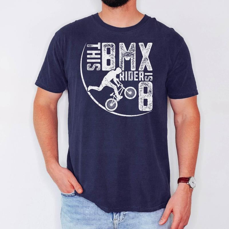 This BMX Shirt Vintage BMX Bike Shirt Freestyle Biking Shirt for Men BMX Rider Gift Unisex 80s Style BMX Rider BMX Lover...