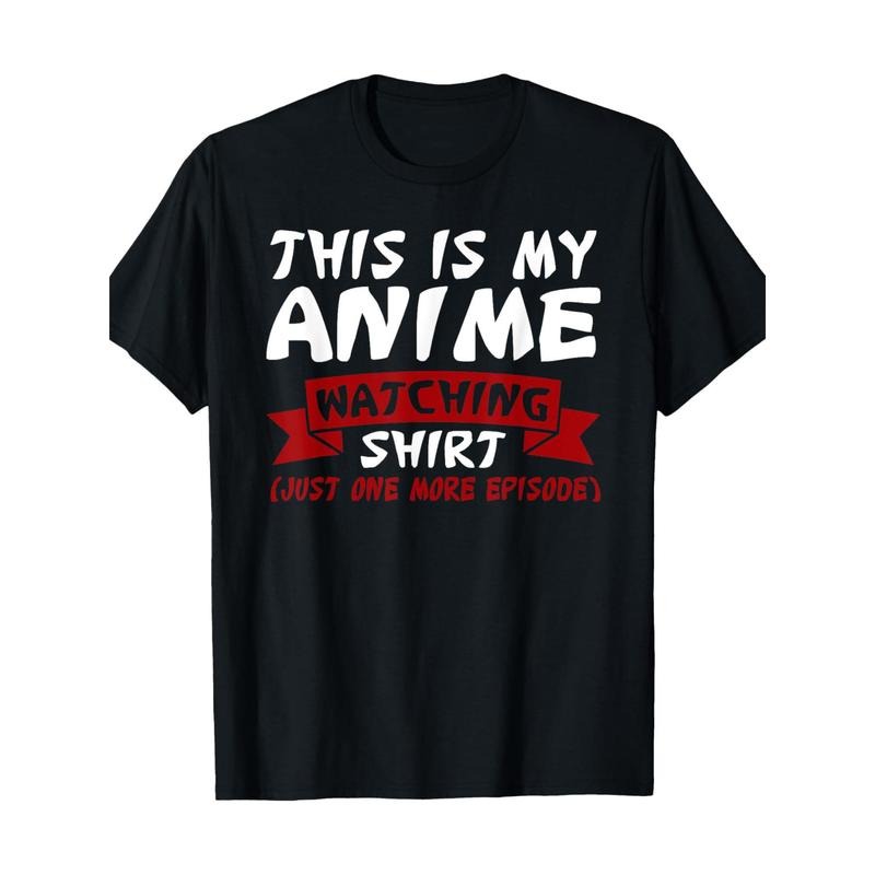 This Is My Anime Watching Anime Merchandise Waifu Gift T-Shirt- 100% Cotton Made in USA Hoodie Sweatshirt | PrintMintTees.com
