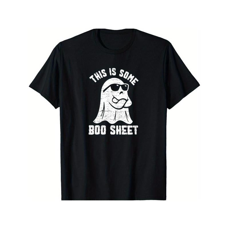 This is Some Boo Sheet Men Women T Shirt Funny Halloween Party Ghost Relationship Tee for Guys Made in USA Hoodie Sweatshirt