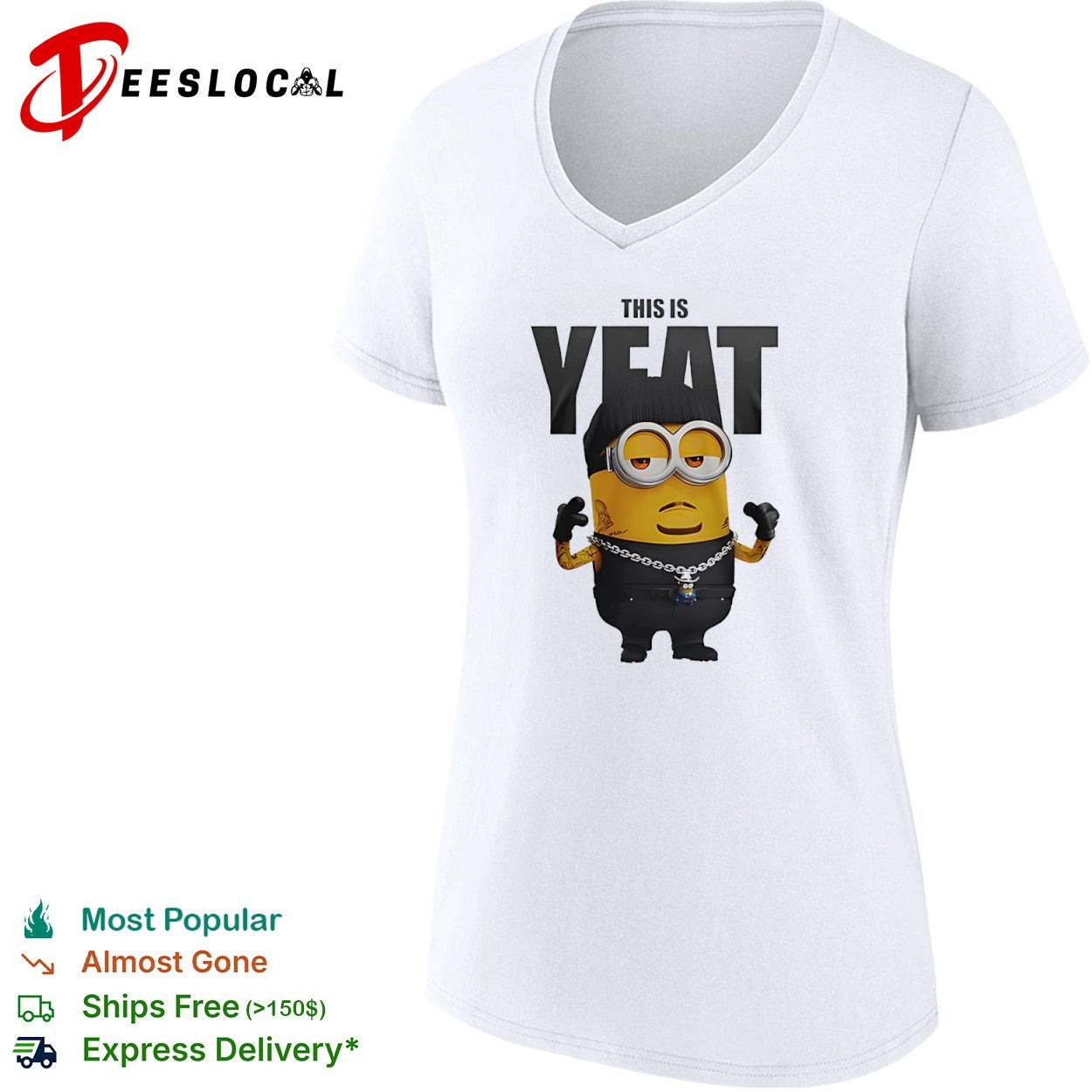 This is Yeat Minion character rap music shirt