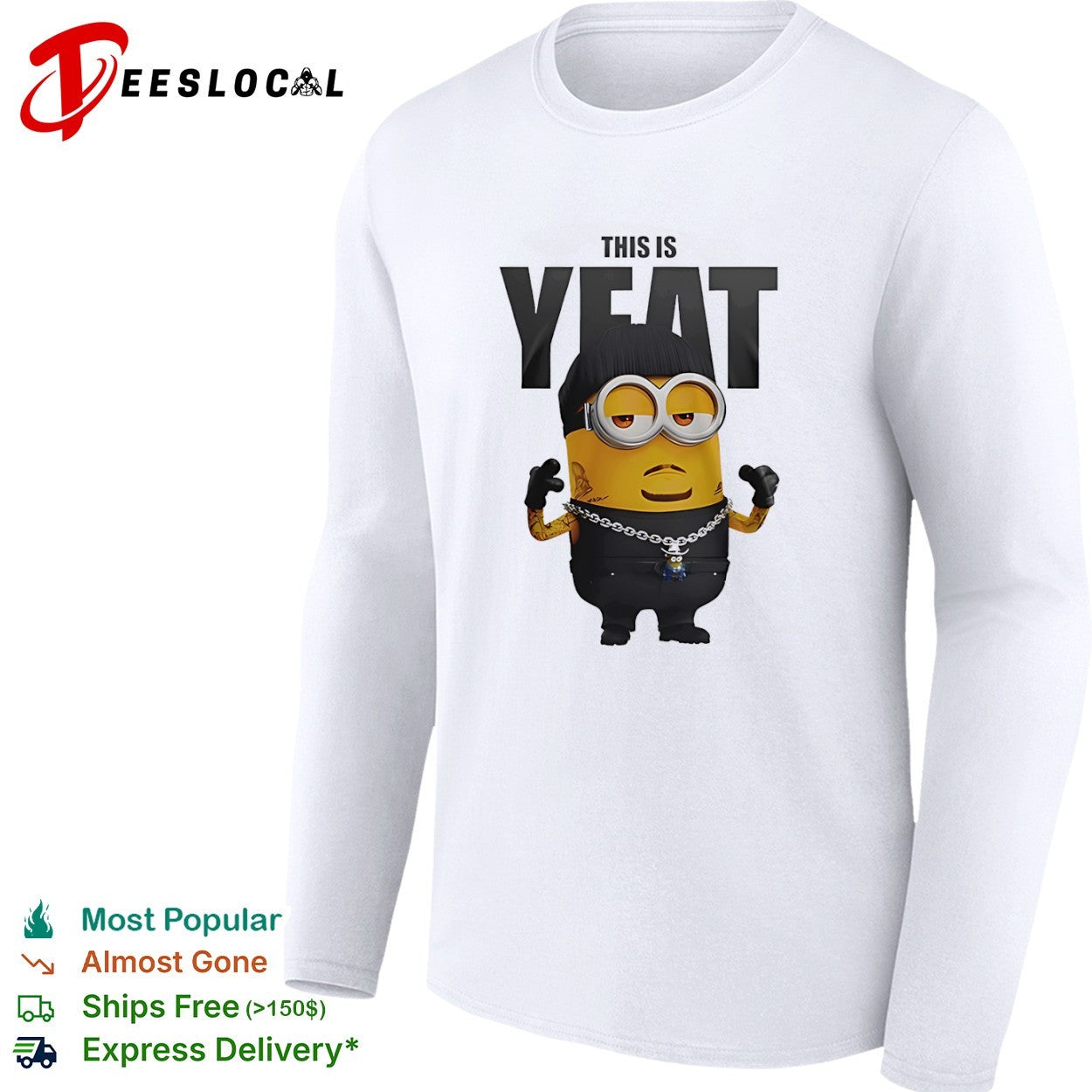 This is Yeat Minion character rap music shirt
