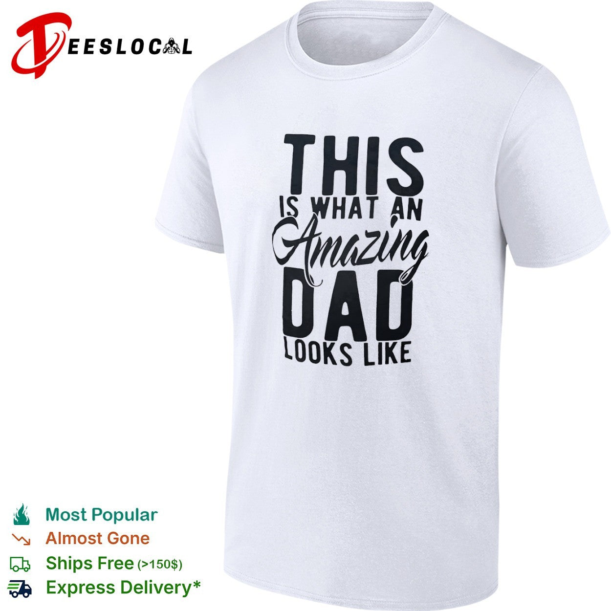 This is what an amazing dad looks like shirt