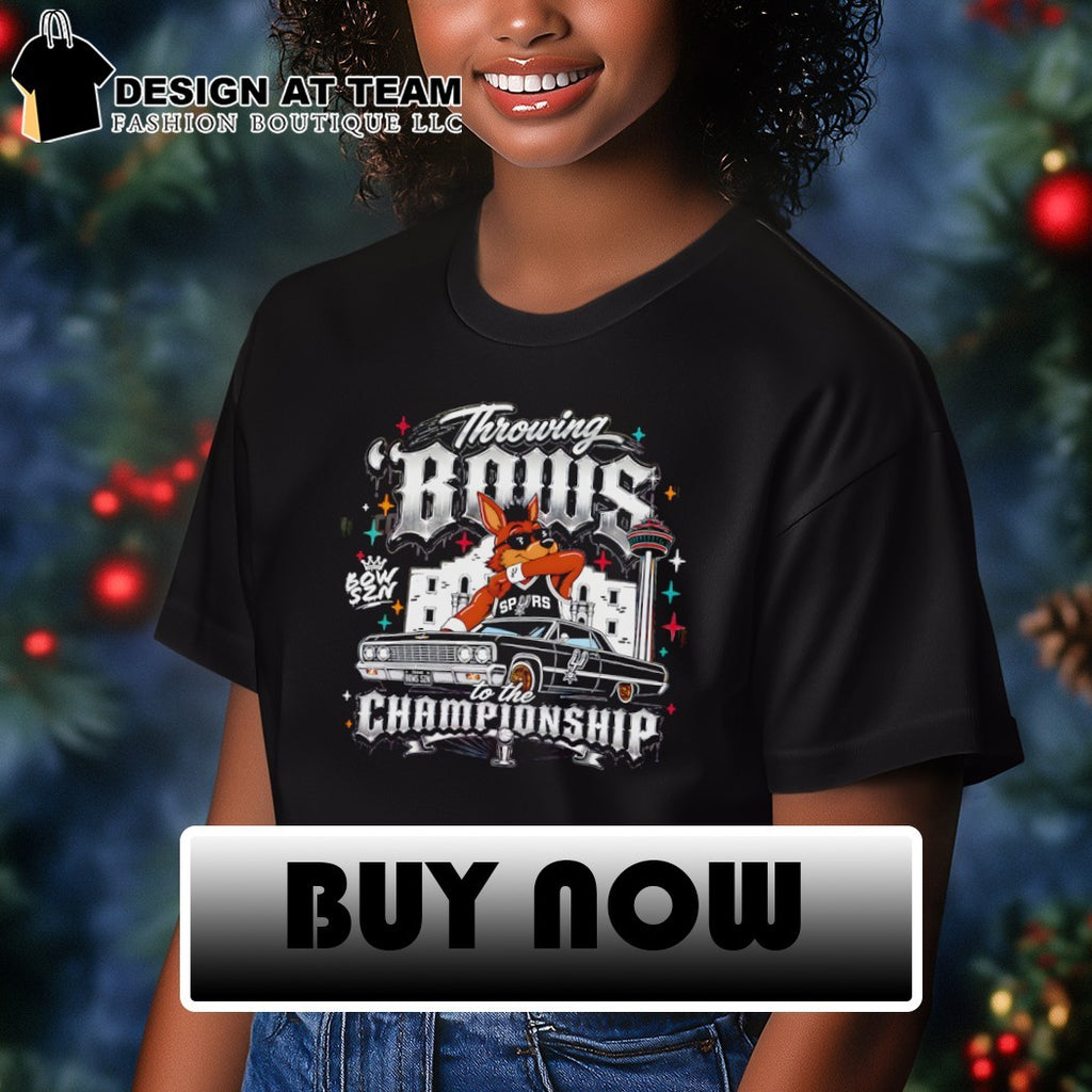 Throwing Bows to the Championship Victor Wembanyama San Antonio Spurs Basketball NBA 2026 shirt