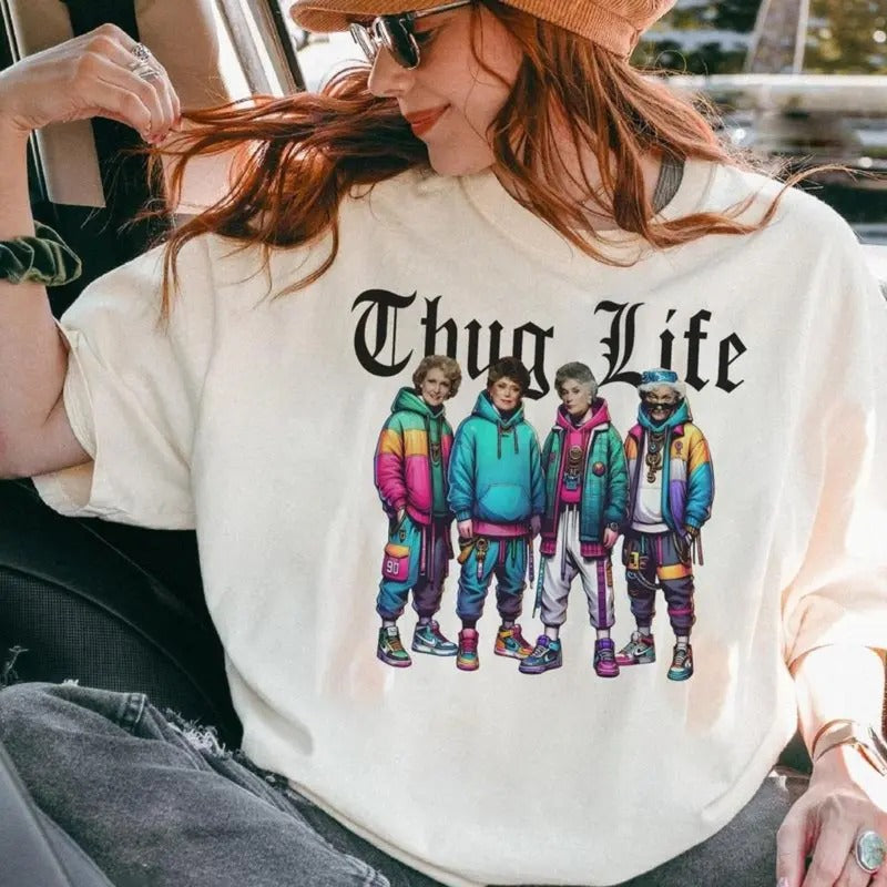 Thu Life shirt, G0den Girl Mom TV Show shirt Top Womenswear Hoodie Sweatshirt | PrintMintTees.com