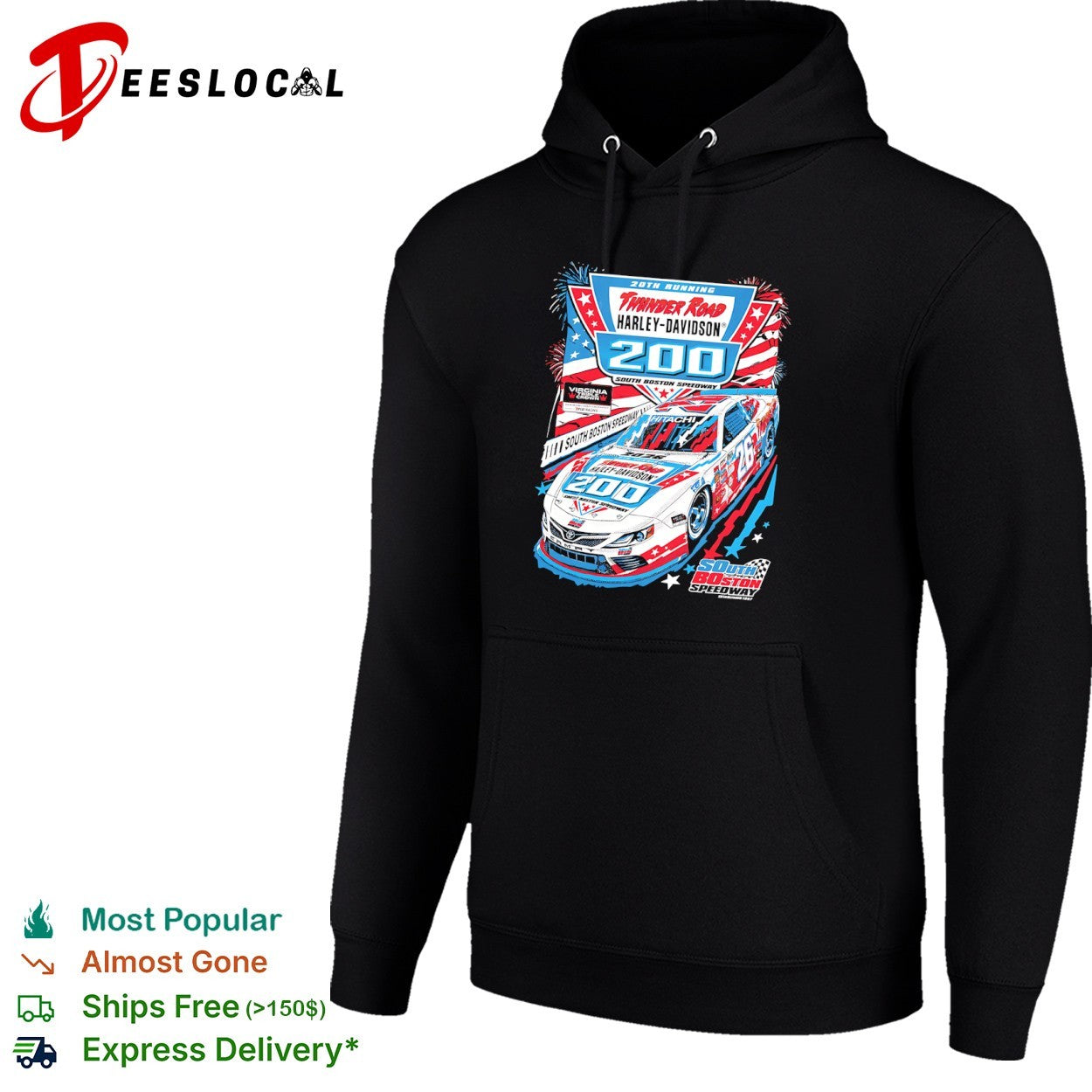 Thunder Road Harley-Davidson 200 South Boston Speedway 26 Toyota Camry Racing shirt