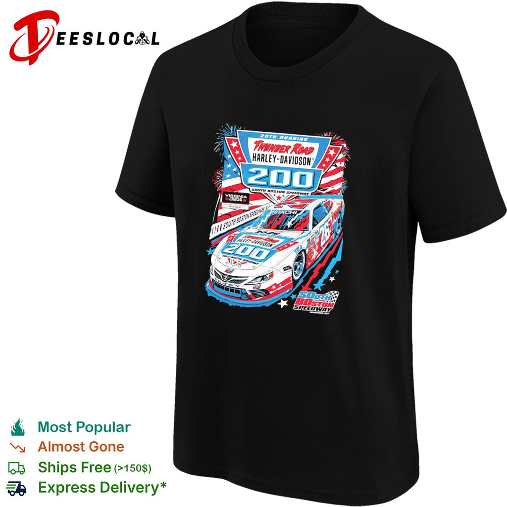 Thunder Road Harley-Davidson 200 South Boston Speedway 26 Toyota Camry Racing shirt
