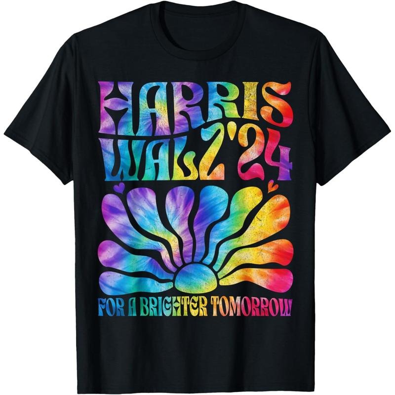 Tie dye Harris Waltz 2024 Election Kamala Harris Tim Waltz T-Shirt made in usa Hoodie Sweatshirt | PrintMintTees.com