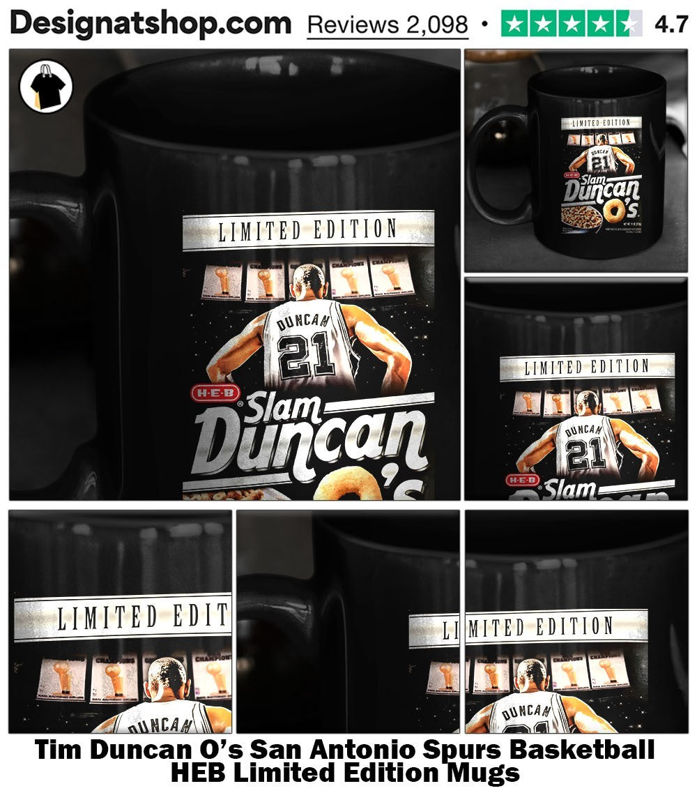 Tim Duncan O’s San Antonio Spurs Basketball HEB Limited Edition shirt