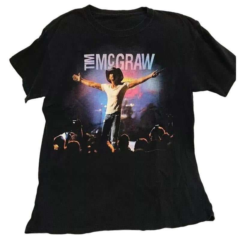 Tim Mcgraw Emotional Traffic Concert Tour Country Music T Shirt  M Menswear Top Underwear Tshirt Man Streetwear Tropical...