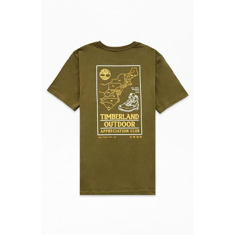 Timberland Men's Organic Outdoor Graphic T-Shirt - Multicolor Hoodie, Sweatshirt | PrintMintTees.com