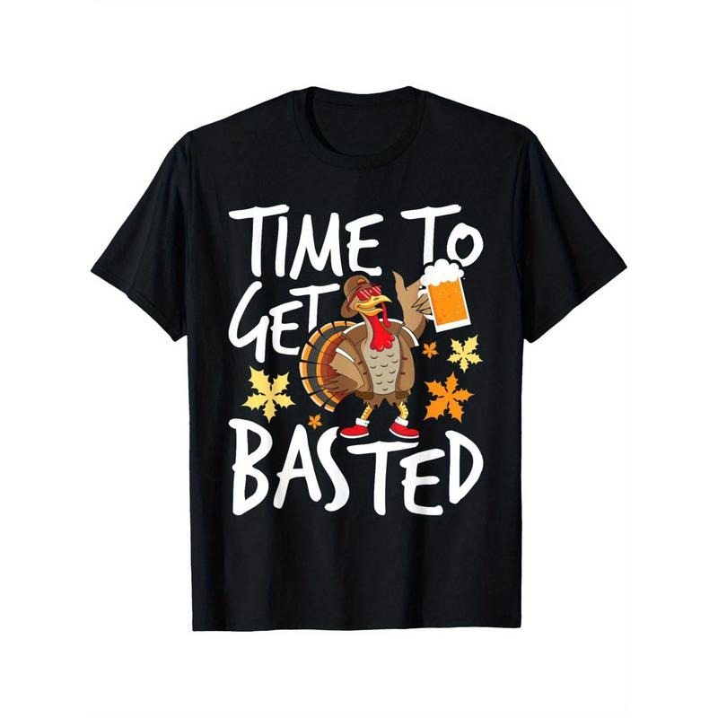 Time To Get Basted - Thanksgiving Turkey Fall Holiday T-Shirt T-Shirt 220g 10000 Links made in usa Hoodie Sweatshirt