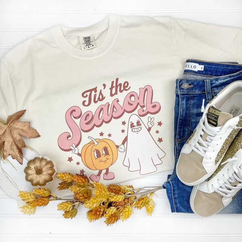 Tis The Season Fall Comfort Colors T-Shirt Hoodie Sweatshirt | PrintMintTees.com
