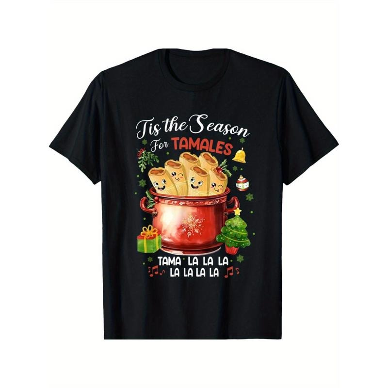 Tis The Season For Tamales Christmas Mexican Food Outfits T-Shirt made in usa Hoodie Sweatshirt | PrintMintTees.com