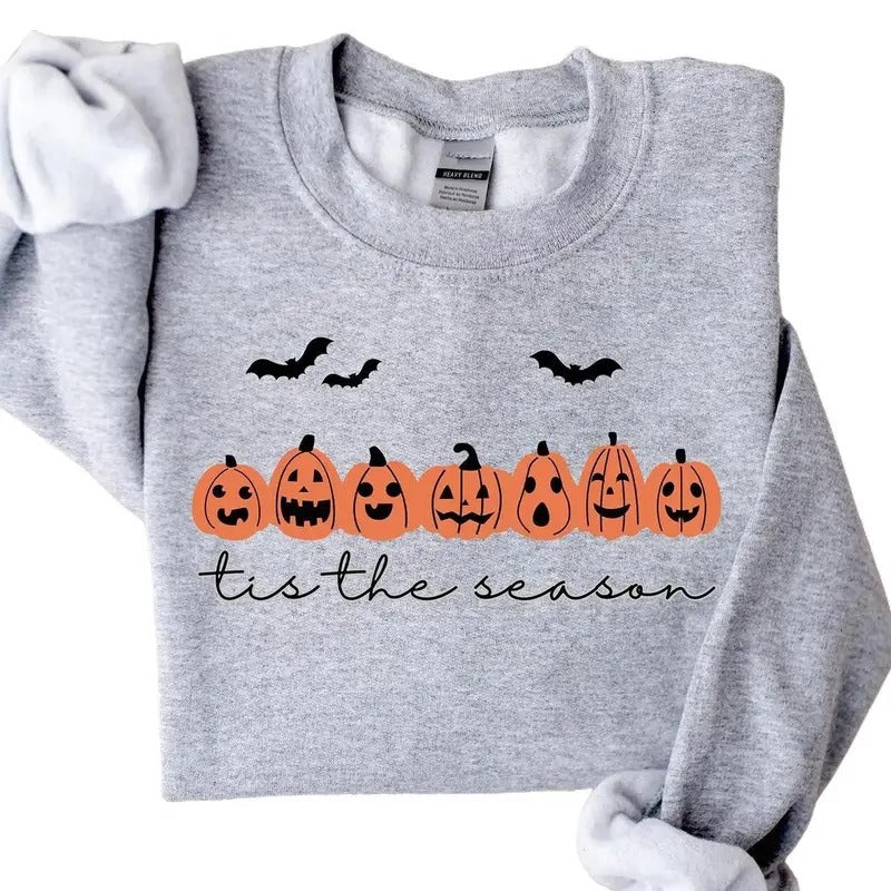 Tis The Season Halloween Sweatshirt Hoodie, Cute Halloween Shirt, Gift For Halloween | PrintMintTees.com