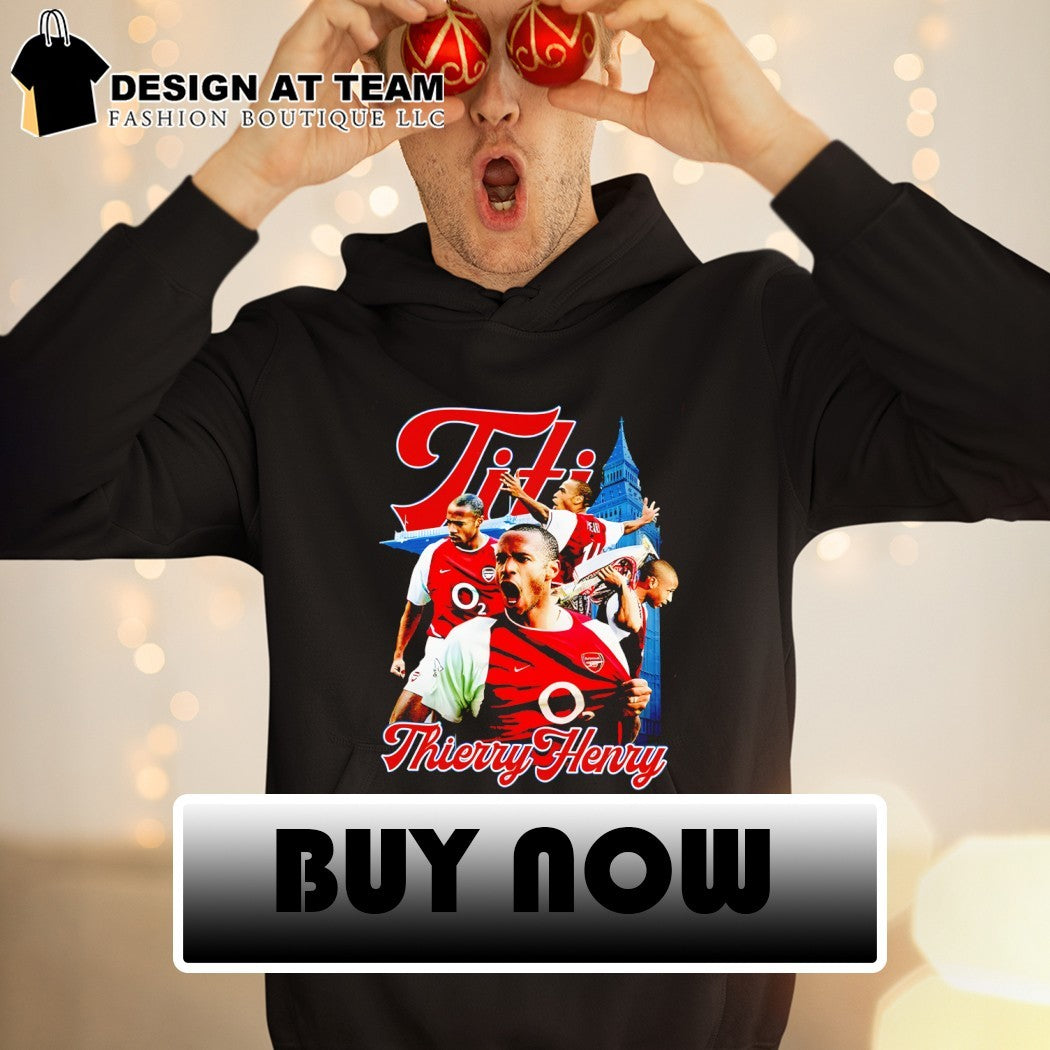 Titi Thierry Henry Arsenal FC graphic vintage shirt