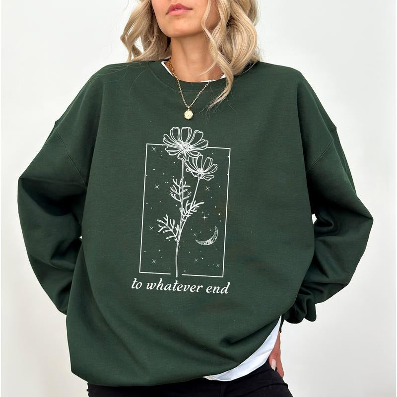 Whatever End Book Nerd Booktrovert Book Club Comfy Long Sleeve Shirt Hoodie Sweatshirt