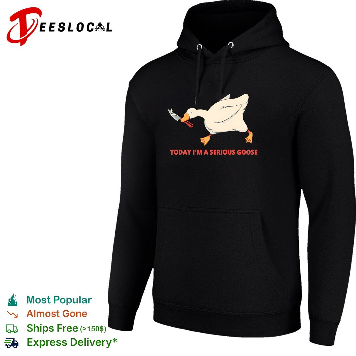 Today I’m a serious goose knife shirt