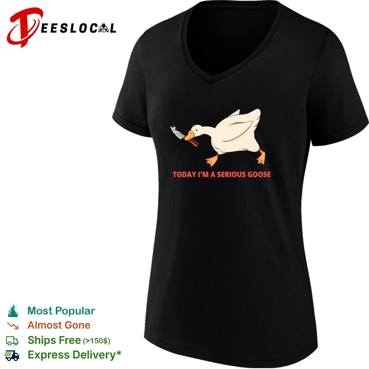 Today I’m a serious goose knife shirt