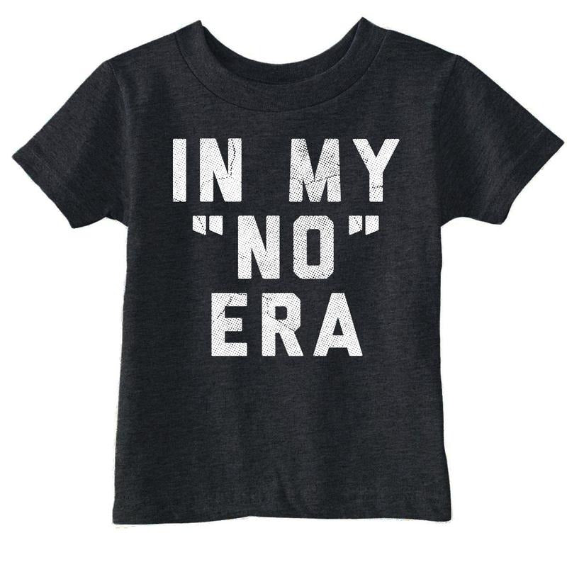 Toddler Funny T Shirts In My No Era Sarcastic Graphic Novelty Tee for Young Kids Funny Toddler Shirts Funny Sarcastic...