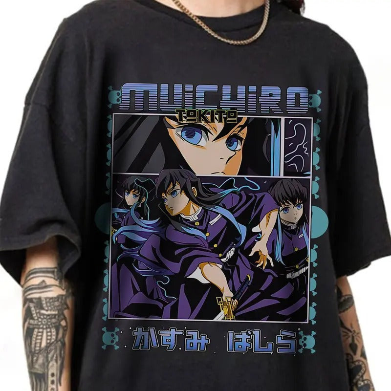Tokito Muichiro DS Shirt, Manga Anime Shirt, Vintage Graphic Anime Tee Hoodie, Sweatshirt | PrintMintTees.com