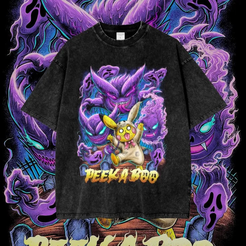 Tokyo Ghoul Heavy Washed Shirt,  Ken Kaneki Unisex Anime T-Shirt Hoodie Sweatshirt | PrintMintTees.com