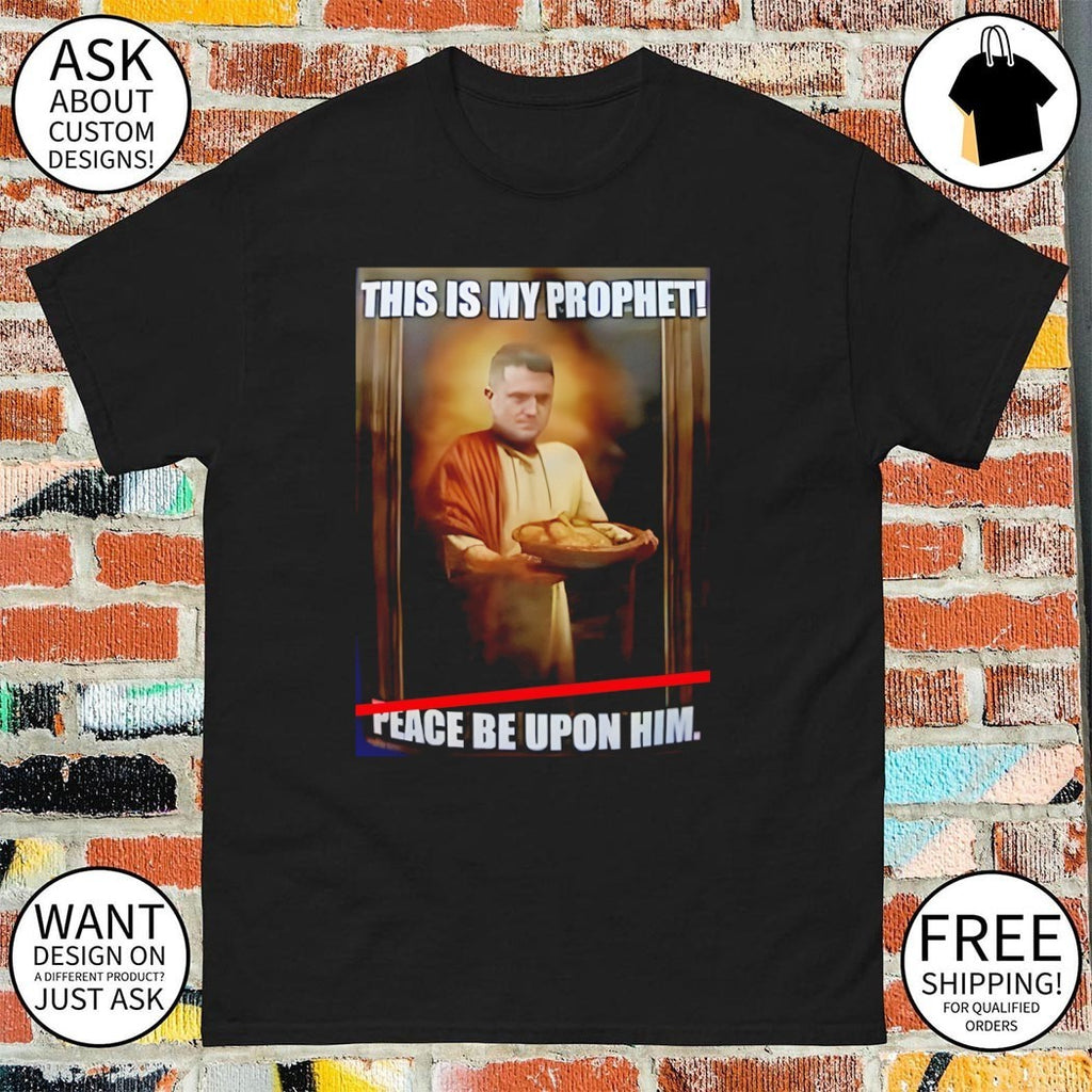 Tommy Robinson Jesus this is my prophet peace be upon him shirt