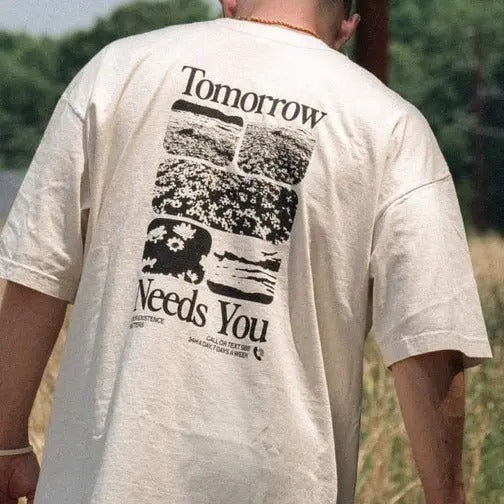 Tomorrow Needs You 988 Tee Top Classic Menswear Sweatshirt Hoodie | PrintMintTees.com