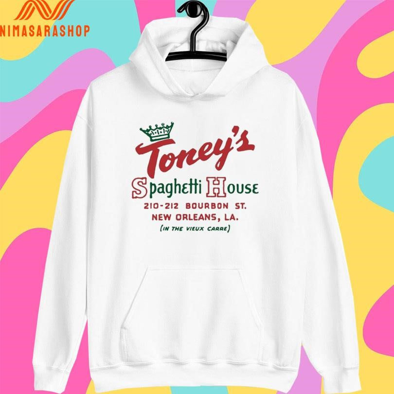 Toney’s Spaghetti House 210-212 Bourbon St New Orleans La In The Vieux Carre Shirts