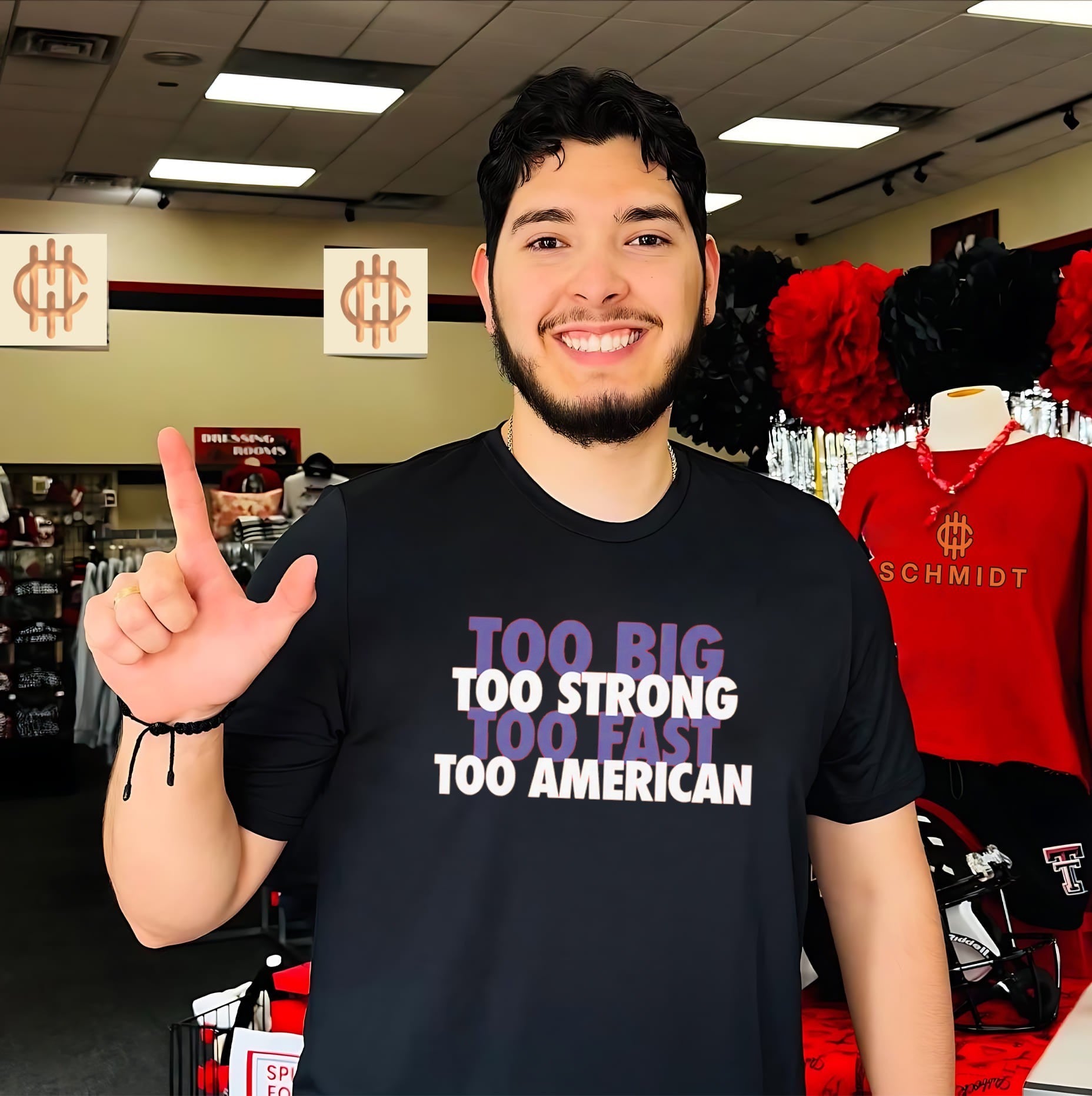 Too Big Too Strong Too Fast Too American Shirt