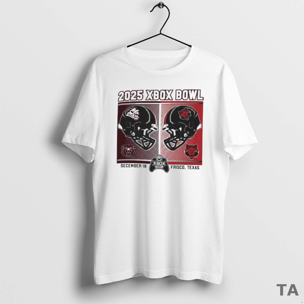 Top 2025 Xbox Bowl Missouri State Vs Arkansas State December 18 Frisco Tx Helmets T-Shirts, Hoodie, Sweatshirt