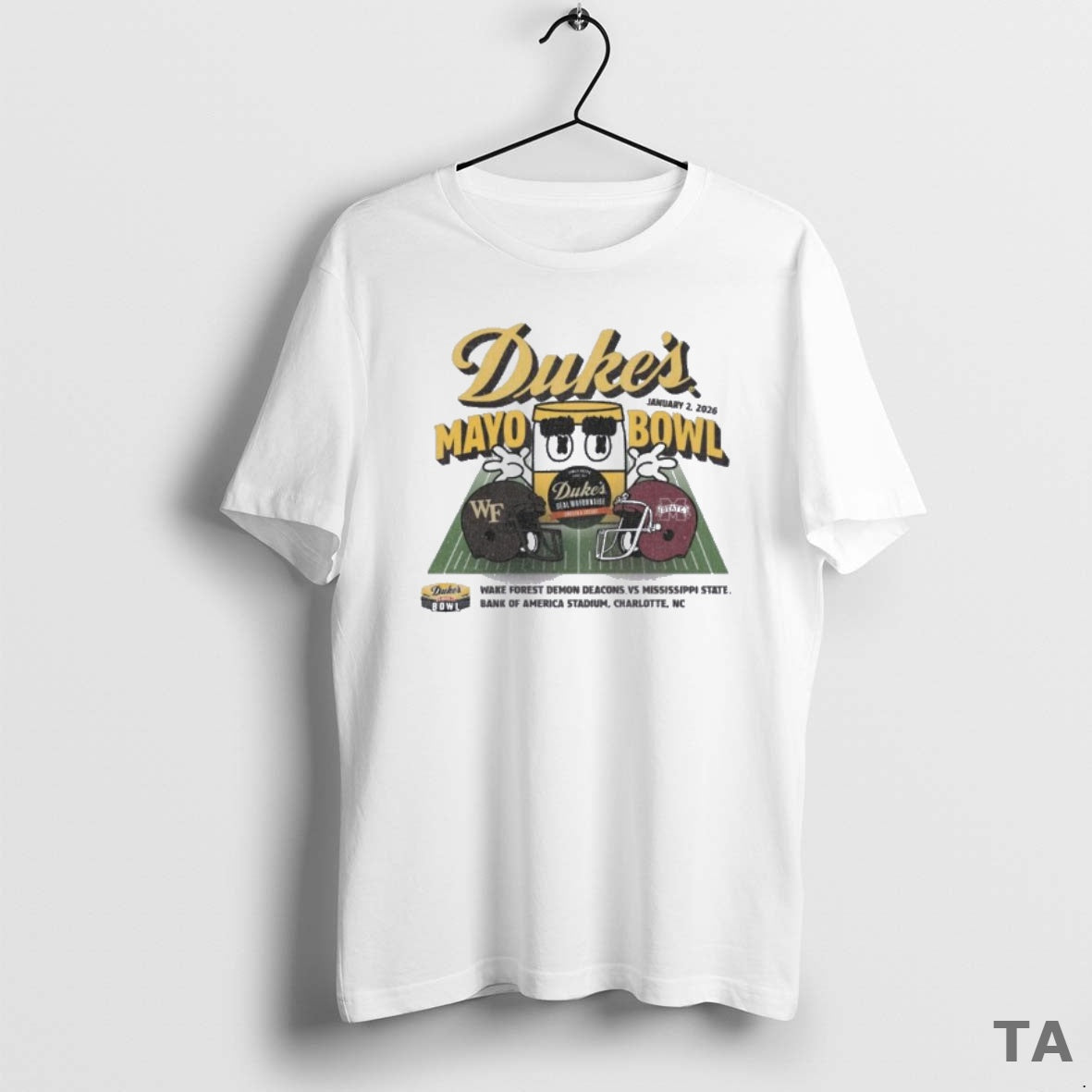 Top 2026 Dukes Mayo Bowl 2 Team Wake Forest Vs Mississippi State T Shirt Sweater Hoodie, Sweatshirt | PrintMintTees.com