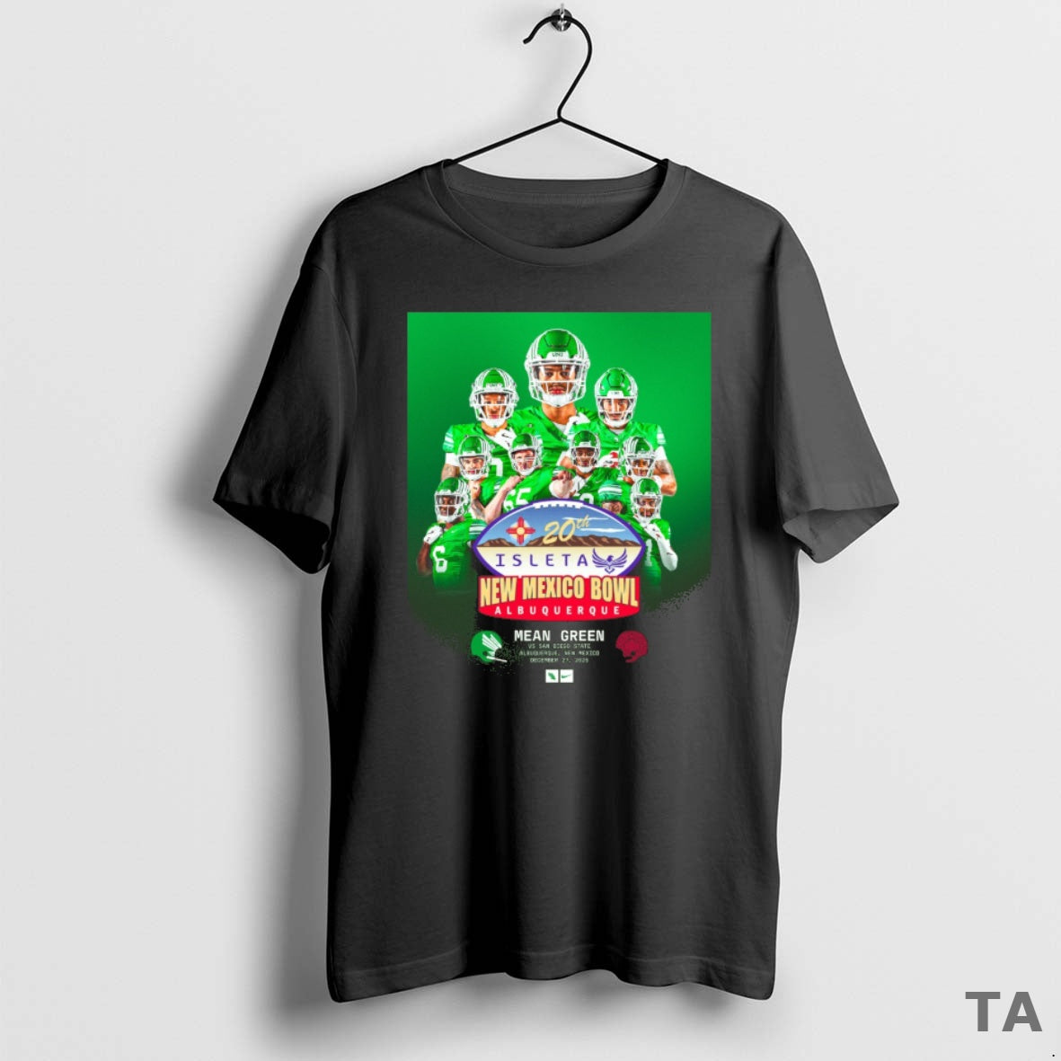 Top 20th Annual Isleta New Mexico Bowl Mean Green Vs San Diego State December 27 T-Shirts, Hoodie, Sweatshirt