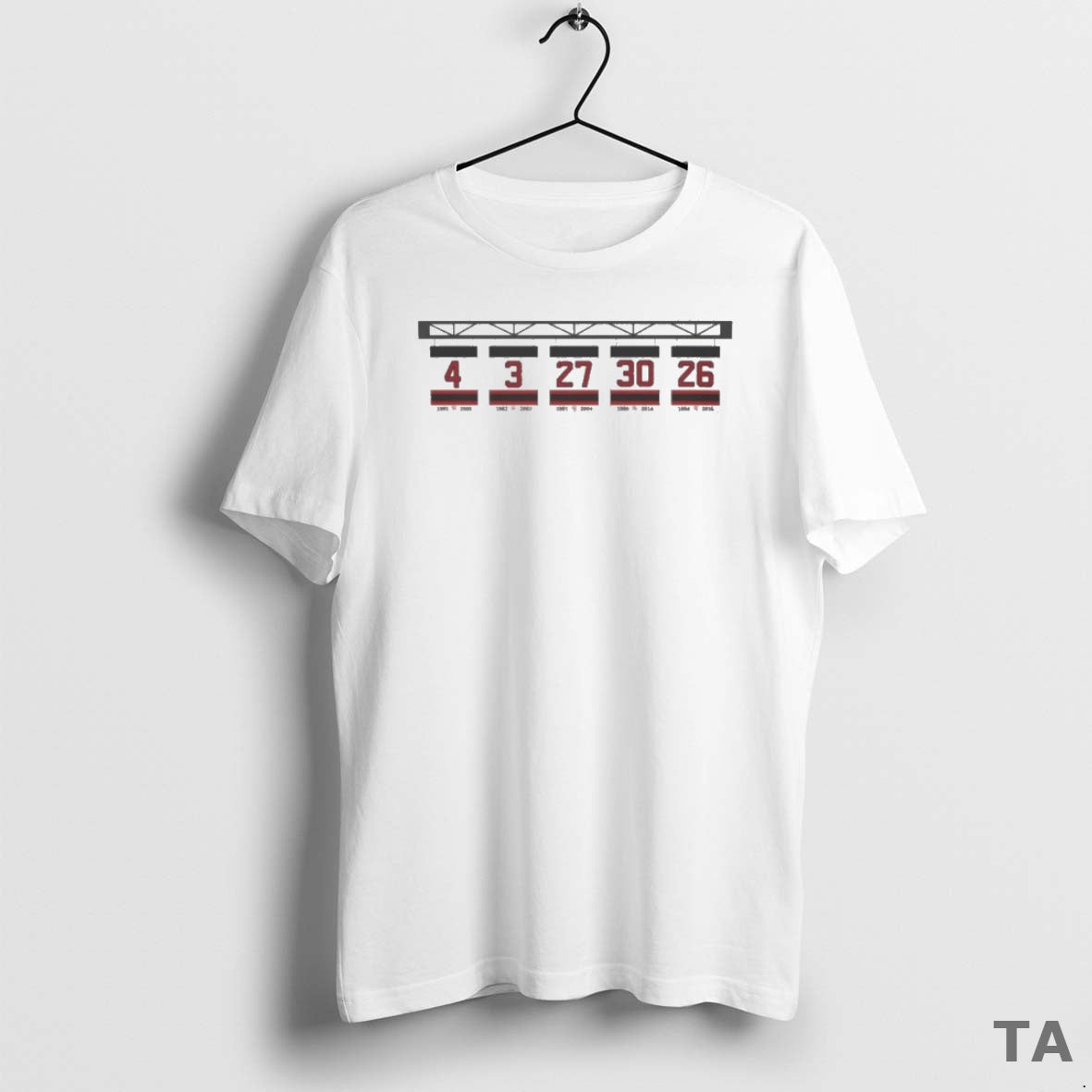 Top 4 3 27 30 And 26 New Jersey Devils Brick City Hockey T-Shirts, Hoodie, Sweatshirt | PrintMintTees.com