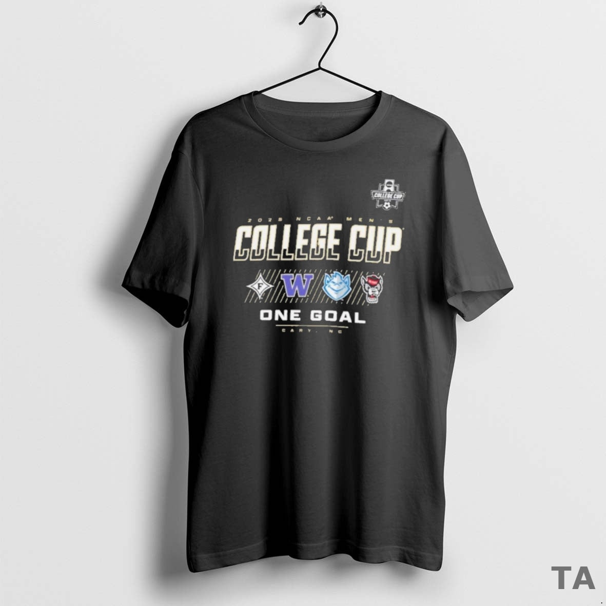 Top 4 Teams 2025 Ncaa Mens College Cup One Goal T Shirt Sweater Hoodie, Sweatshirt | PrintMintTees.com