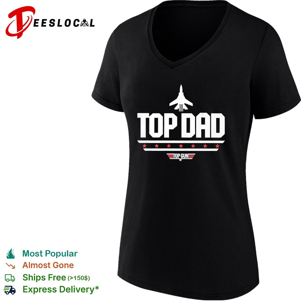Dad Top Gun logo parody shirt