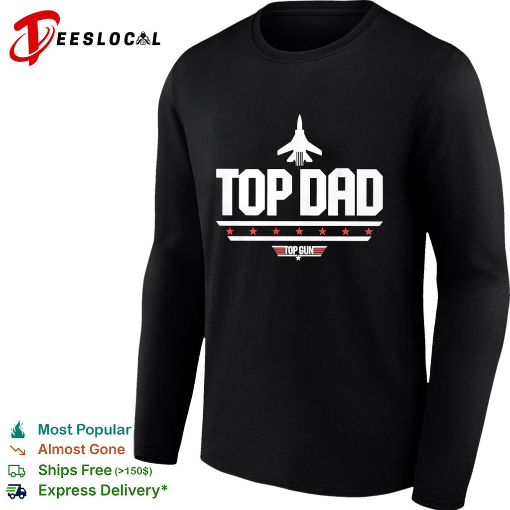 Dad Top Gun logo parody shirt