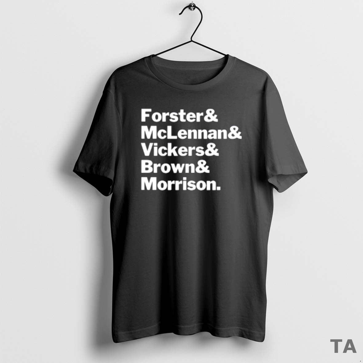 Top Forster And Mclennan And Vickers And Brown And Morrison T Shirt Sweater Hoodie, Sweatshirt | PrintMintTees.com