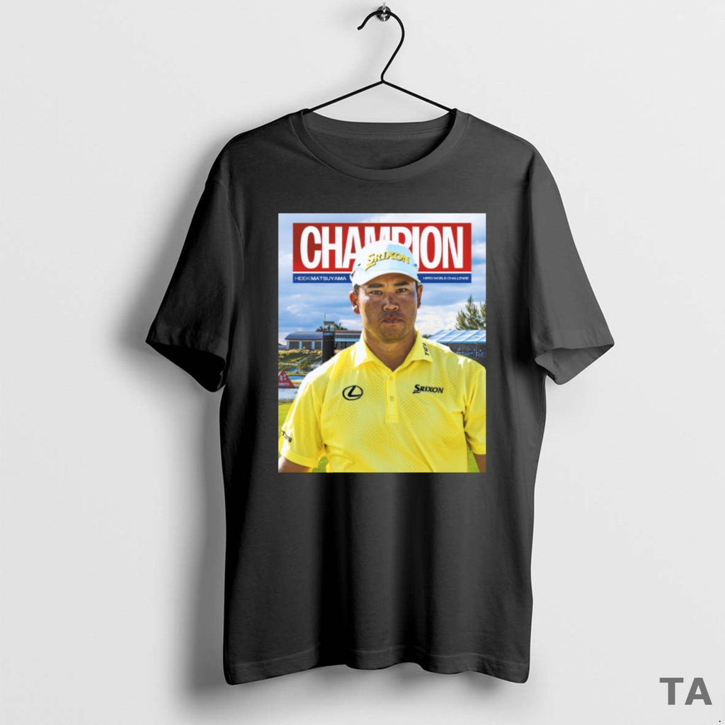 Top Hideki Matsuyama Hero World Challenge Golf Tournament Champion 2025 T Shirt Sweater Hoodie, Sweatshirt