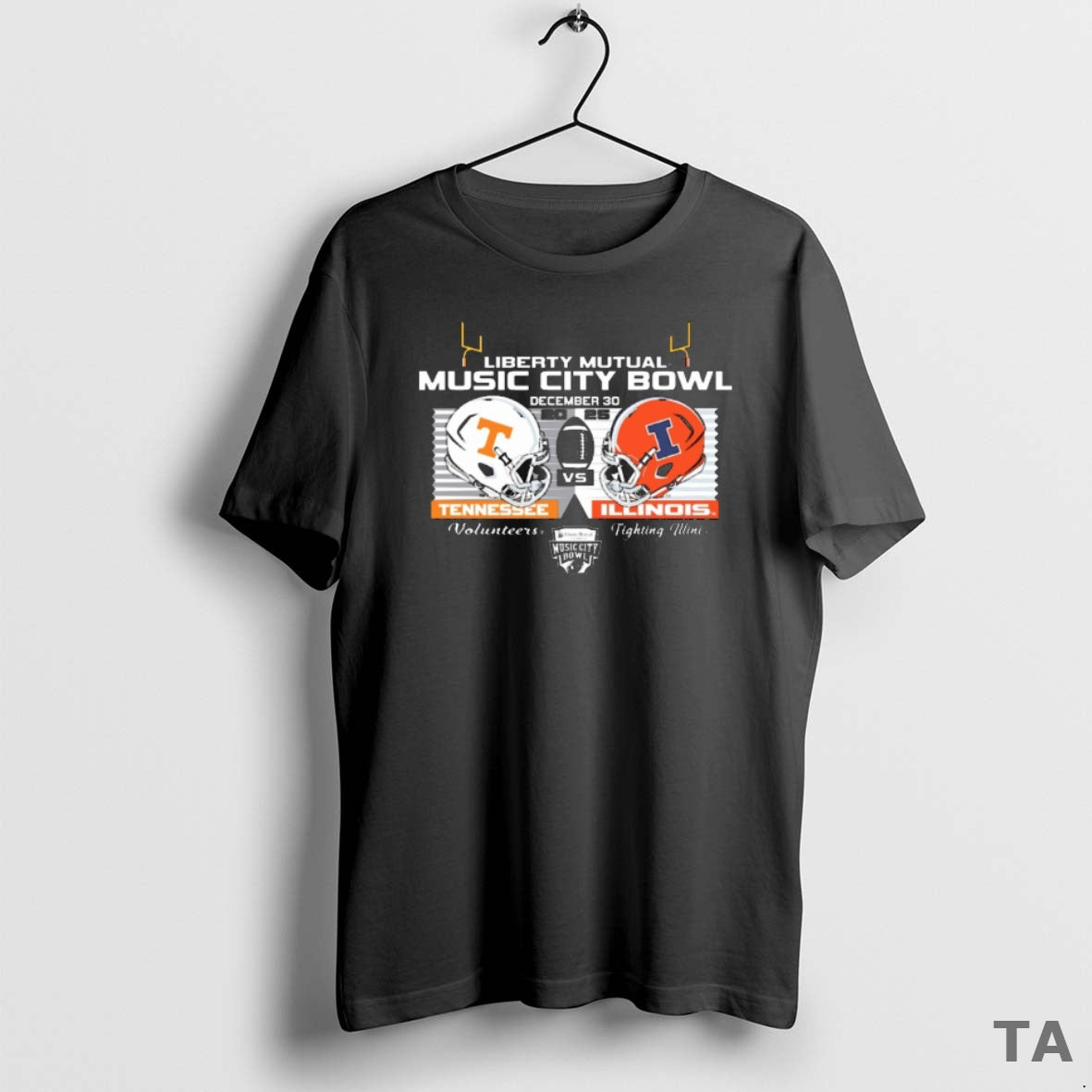 Top Illinois Vs Tennessee Football 2025 Liberty Mutual Music City Bowl Head To Head Dec T-Shirts, Hoodie, Sweatshirt