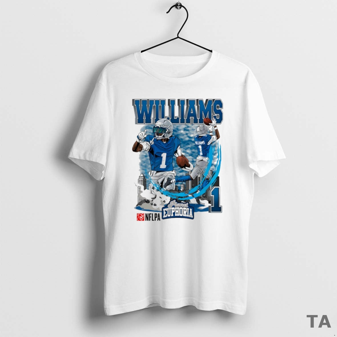 Top Jameson Williams 1 Detroit Lions Football Comic Circle T Shirt Sweater Hoodie, Sweatshirt | PrintMintTees.com