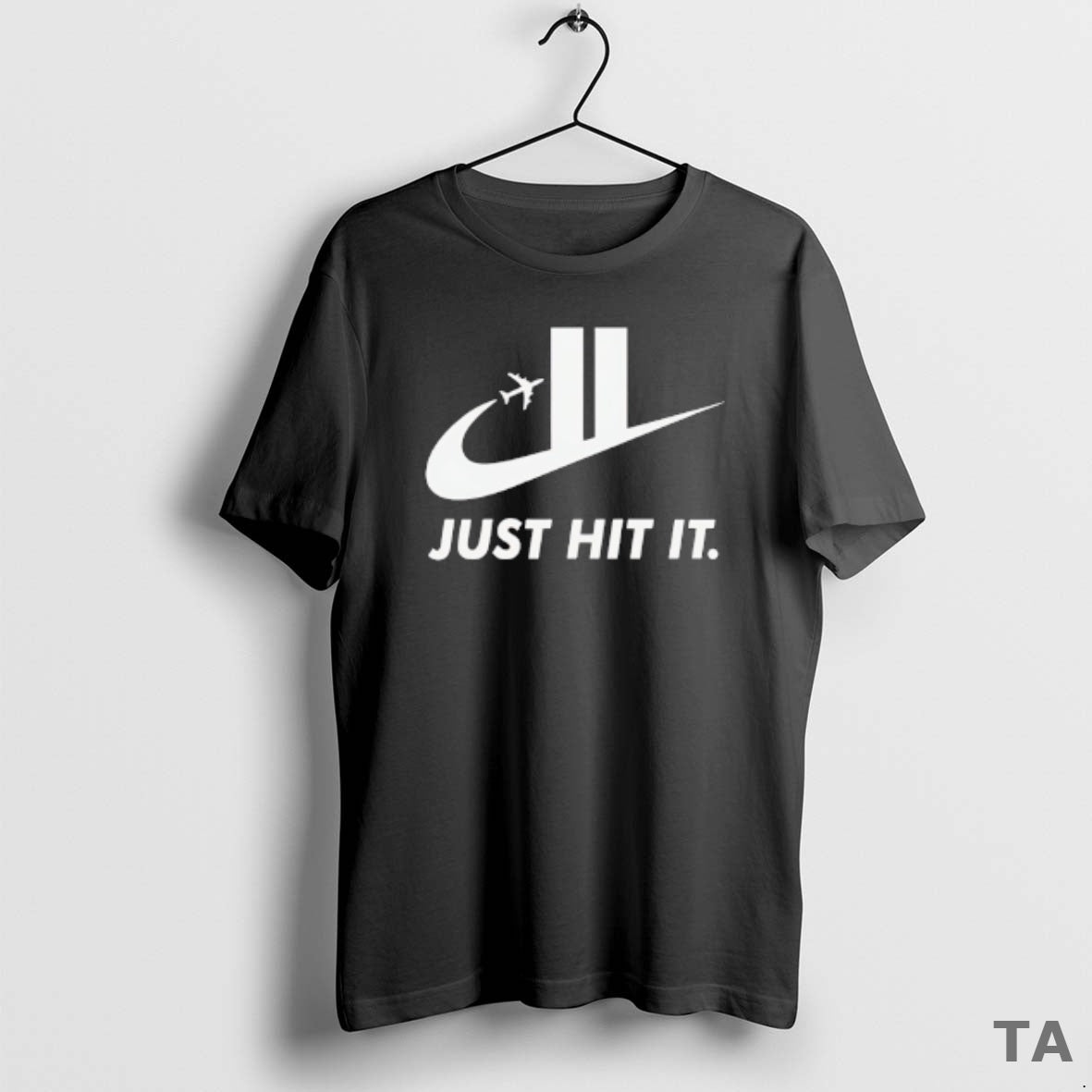 Top Just Hit It 9 11 Logo Parody T Shirt Sweater Hoodie, Sweatshirt | PrintMintTees.com