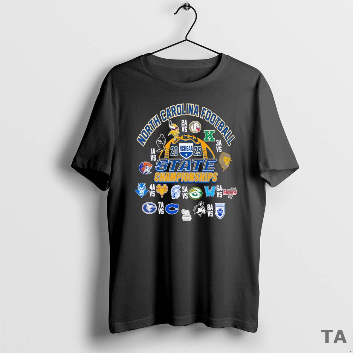 Top North Carolina Football Nchsaa State Championships 2025 T Shirt Sweater Hoodie, Sweatshirt | PrintMintTees.com