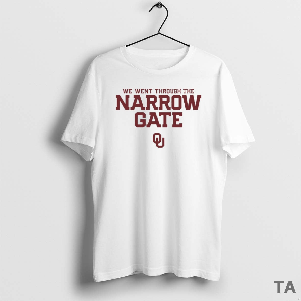 Top Oklahoma Sooners Football We Went Through The Narrow Gate Circle T Shirt Sweater Hoodie, Sweatshirt | PrintMintTees.com
