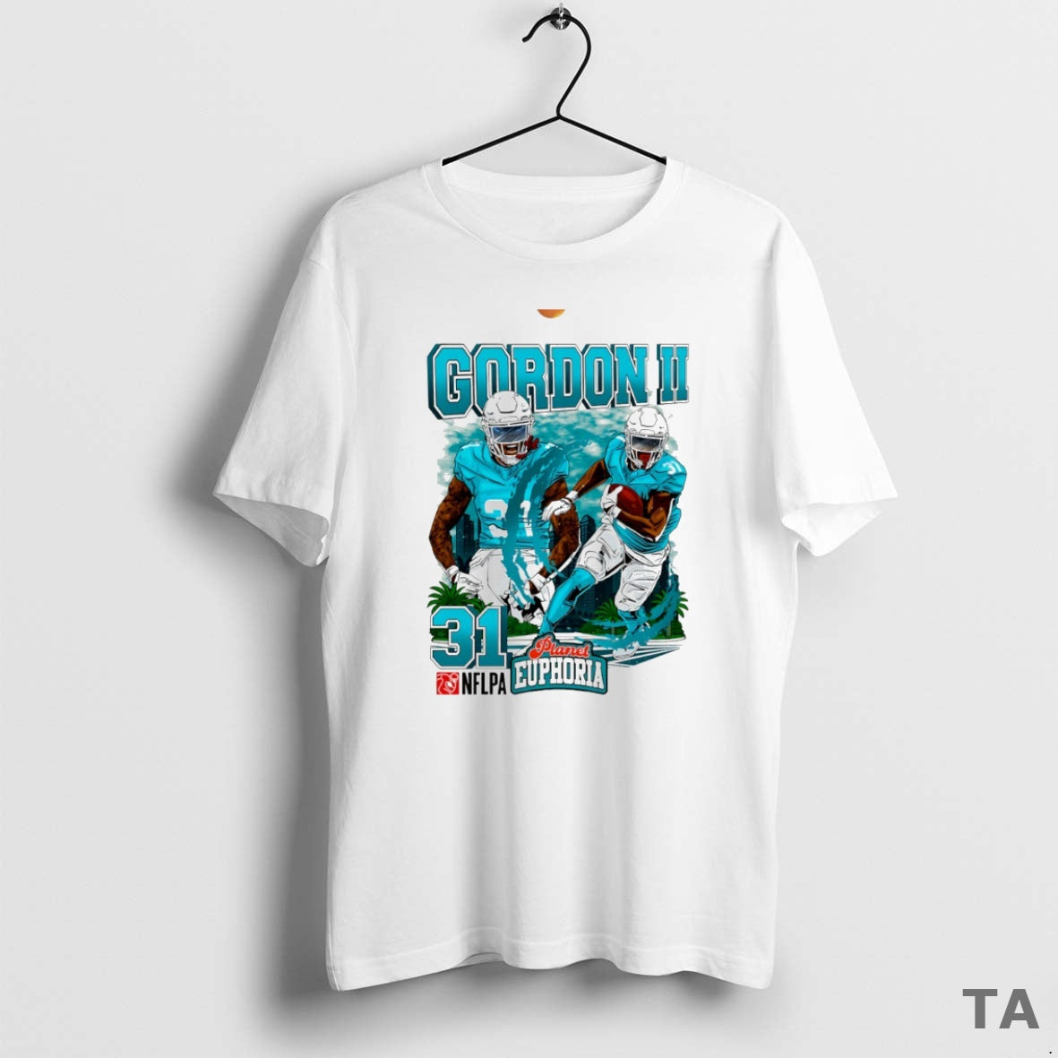 Top Ollie Gordon Ii 21 Miami Dolphins Football Comic Circle T Shirt Sweater Hoodie, Sweatshirt | PrintMintTees.com