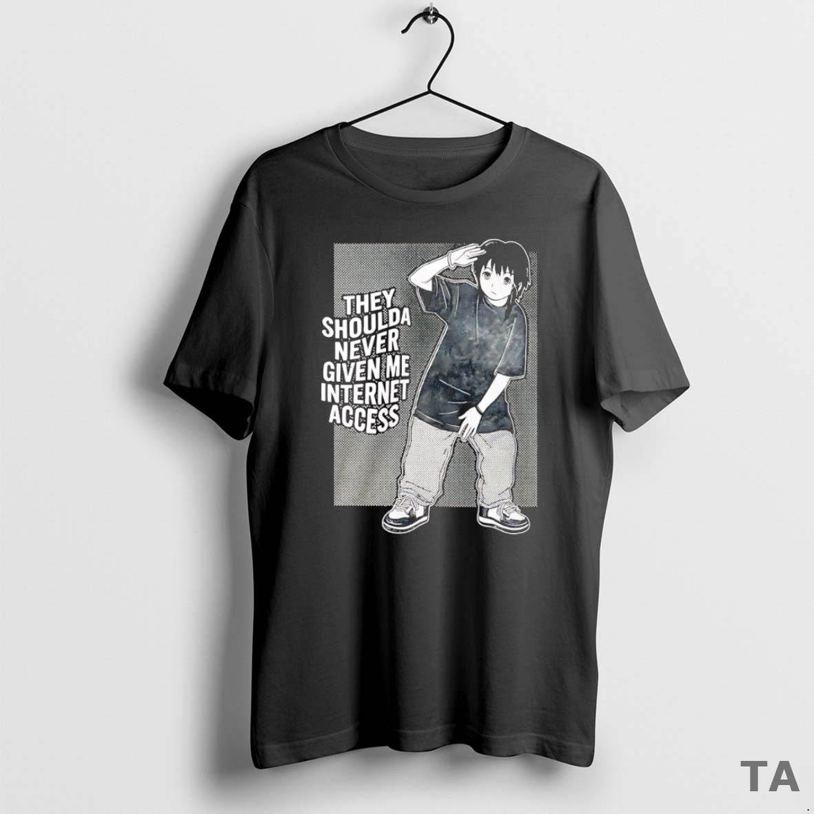 Top They Shoulda Never Given Me Internet Access T Shirt Sweater Hoodie, Sweatshirt | PrintMintTees.com