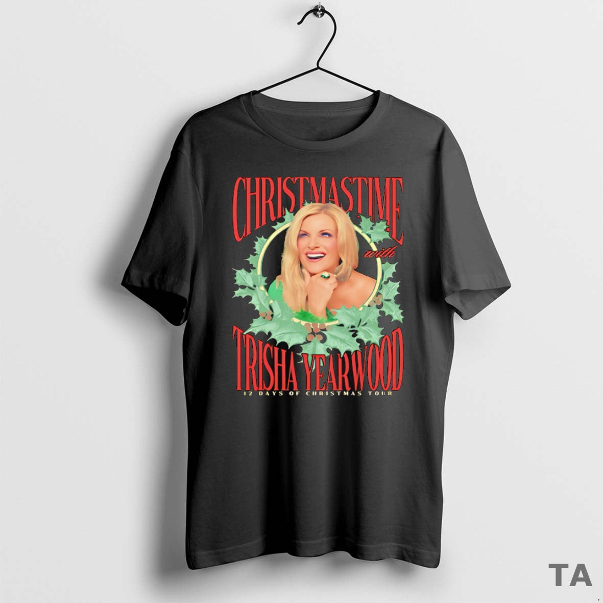 Top Trisha Yearwood 12 Days Of Christmas Tour 2025 T Shirt Sweater Hoodie, Sweatshirt | PrintMintTees.com