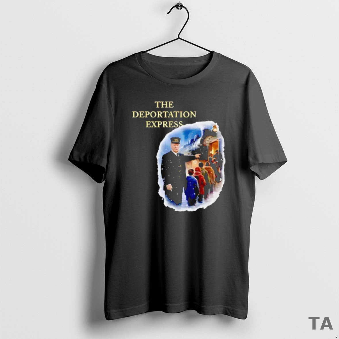 Top Trump In The Deportation Express Merry Christmas T Shirt Sweater Hoodie, Sweatshirt | PrintMintTees.com