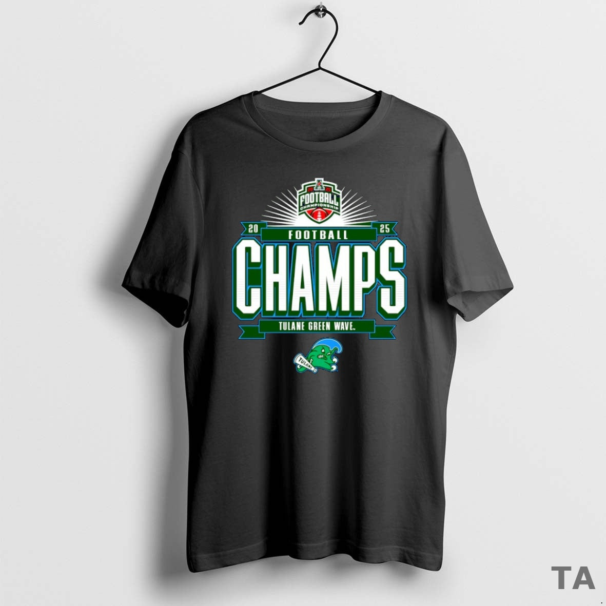 Top Tulane Green Wave 2025 The American Football Champions Locker Room T Shirt Sweater Hoodie, Sweatshirt | PrintMintTees.com