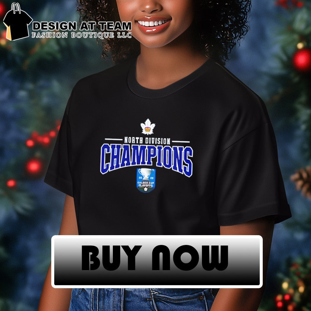 Toronto Maple Leafs North Division Champions 2026 Trophy shirt